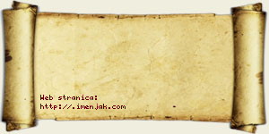 Una Ćosić vizit kartica